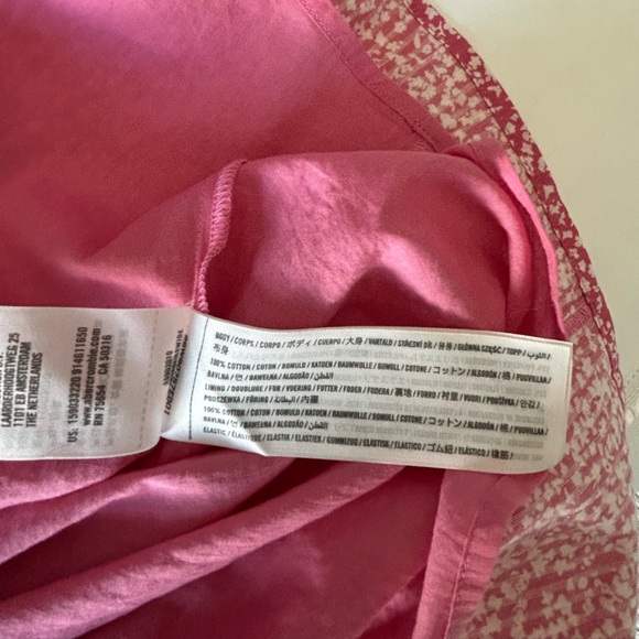 Abercrombie and Fitch dress. Pink/white floral. Size medium. Puff sleeve. Cute! - Picture 12 of 16